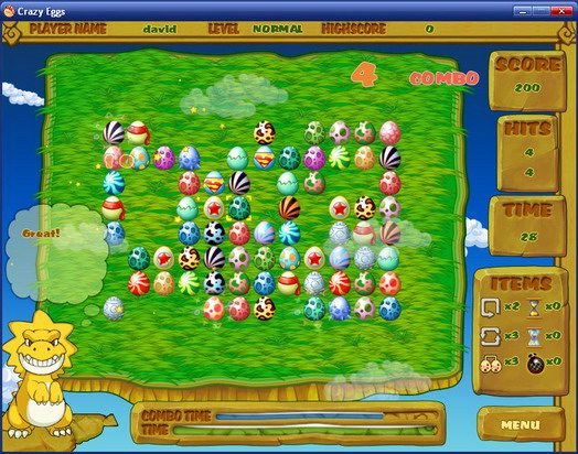 Crazy Eggs screen shot